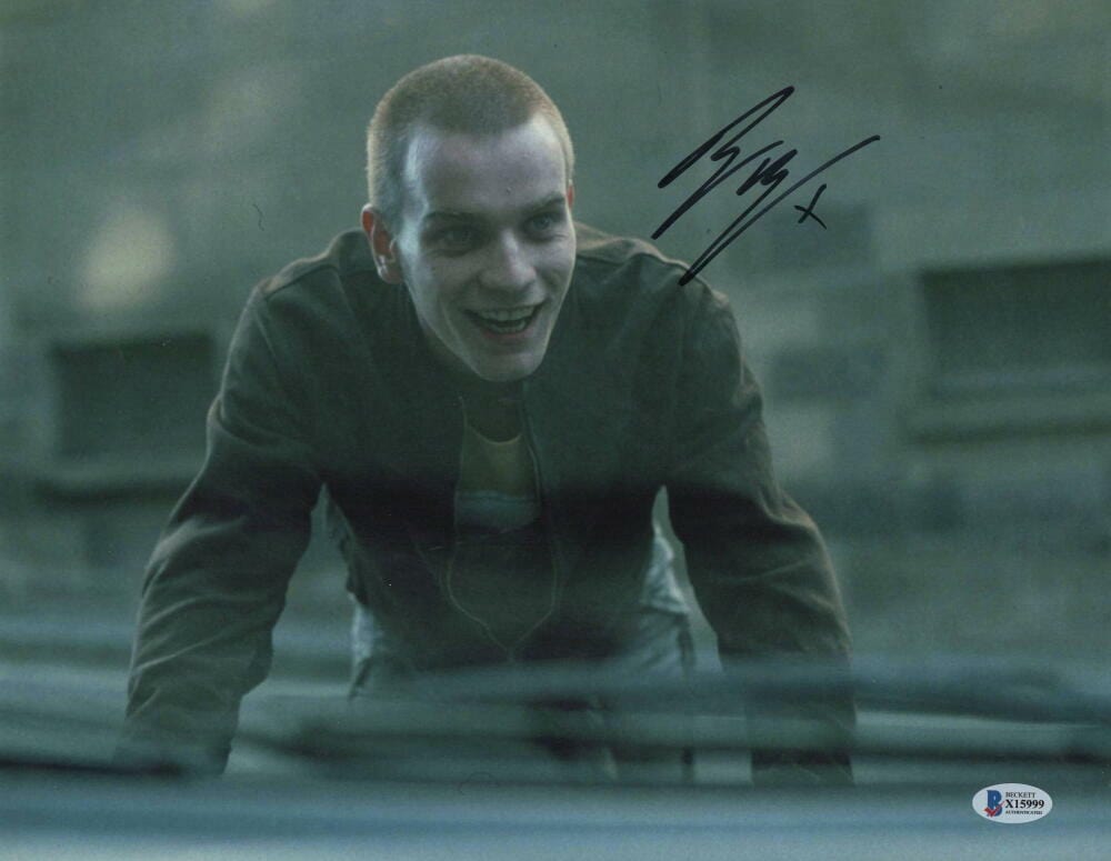 Ewan McGregor Signed 11x14 Photo Beckett COA - Item #1