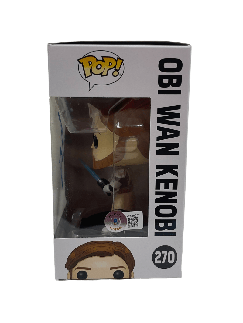 Ewan McGregor Signed Funko from Star Wars Beckett COA - Detail View