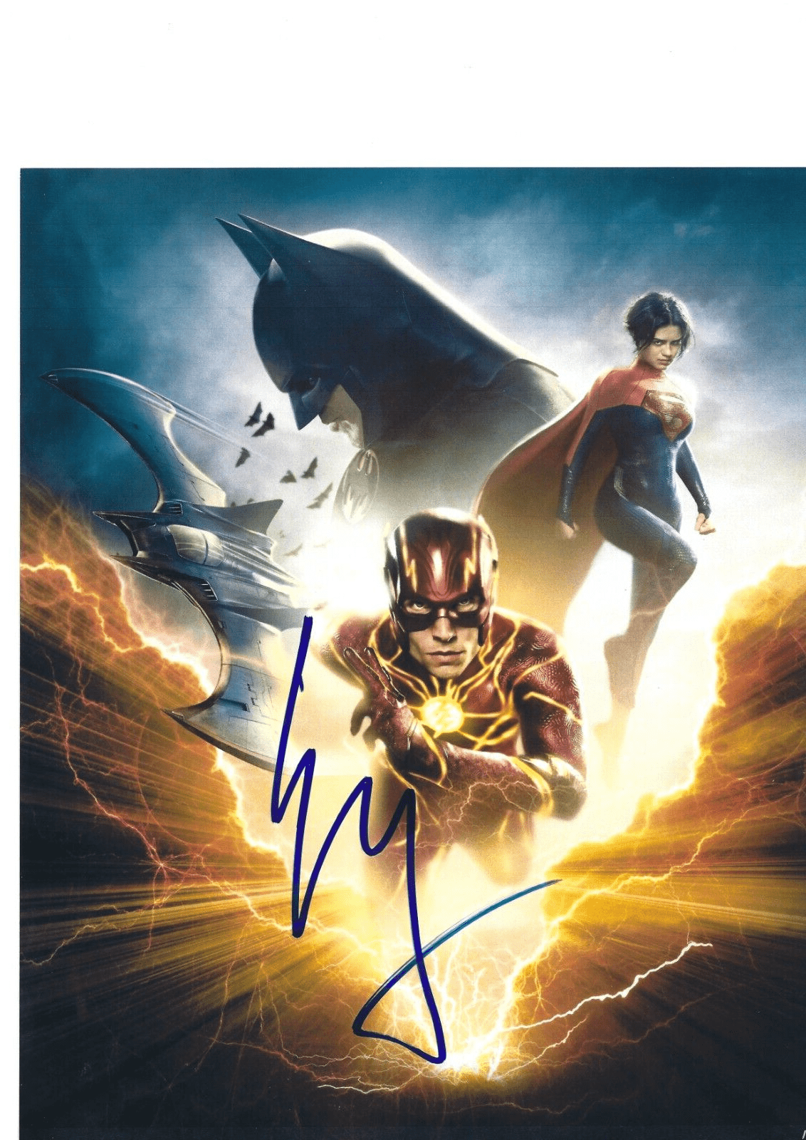 Ezra Miller Signed 8x10 Photo from The Flash Certified Authentic