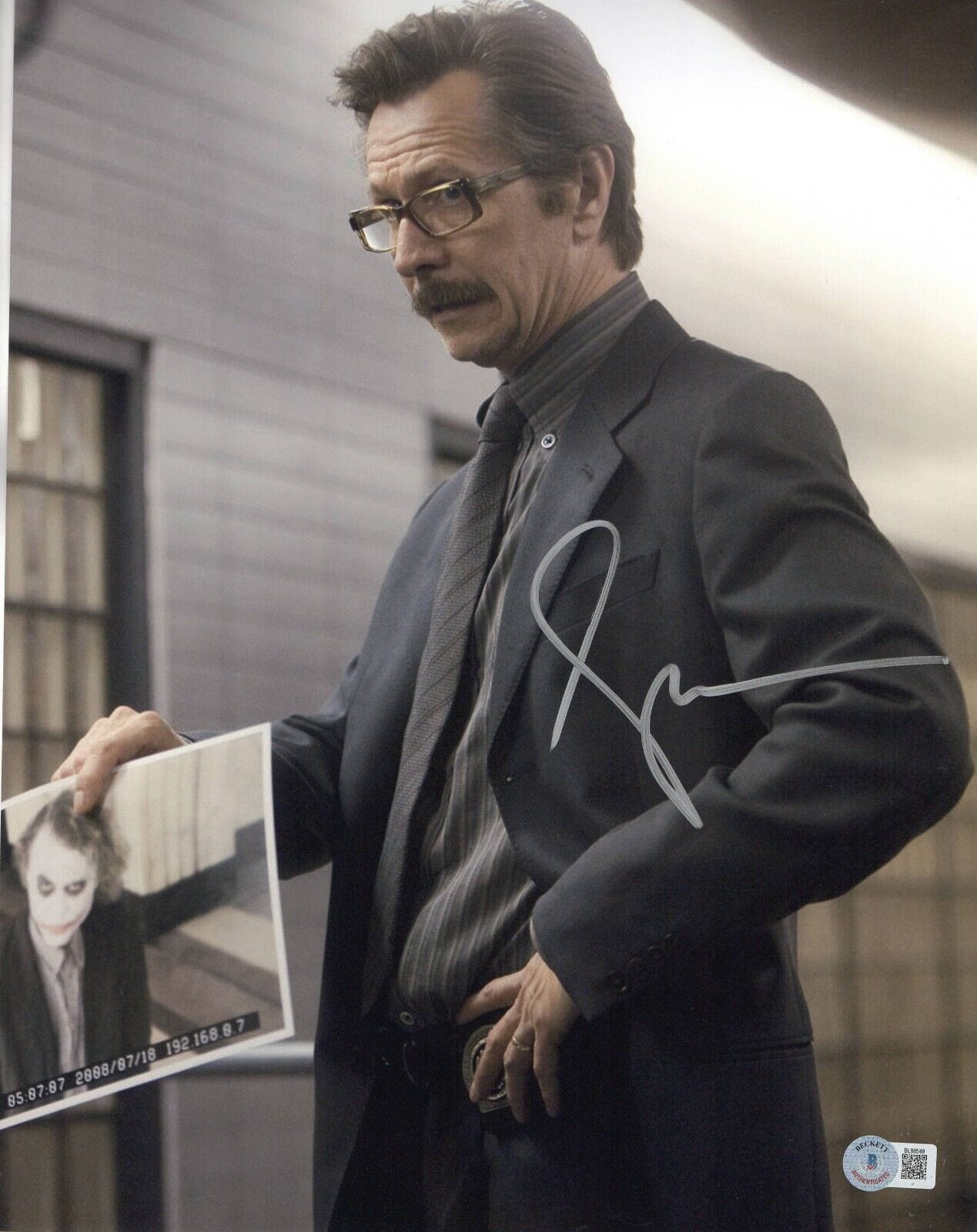 Gary Oldman Signed 11x14 Photo from The Dark Knight Beckett COA - Item #3