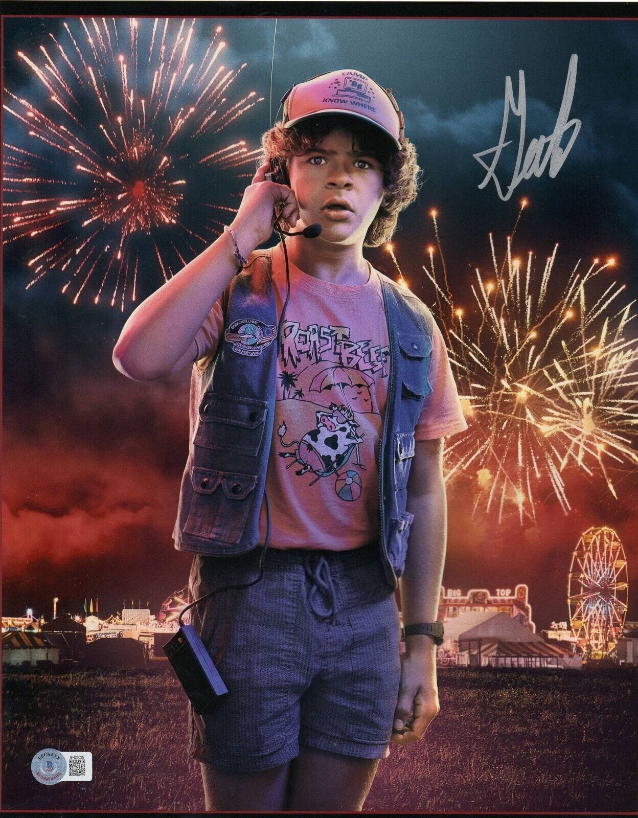 Gaten Matarazzo Authentic Autographed 11x14 Photo - Prime Time Signatures - TV & Film