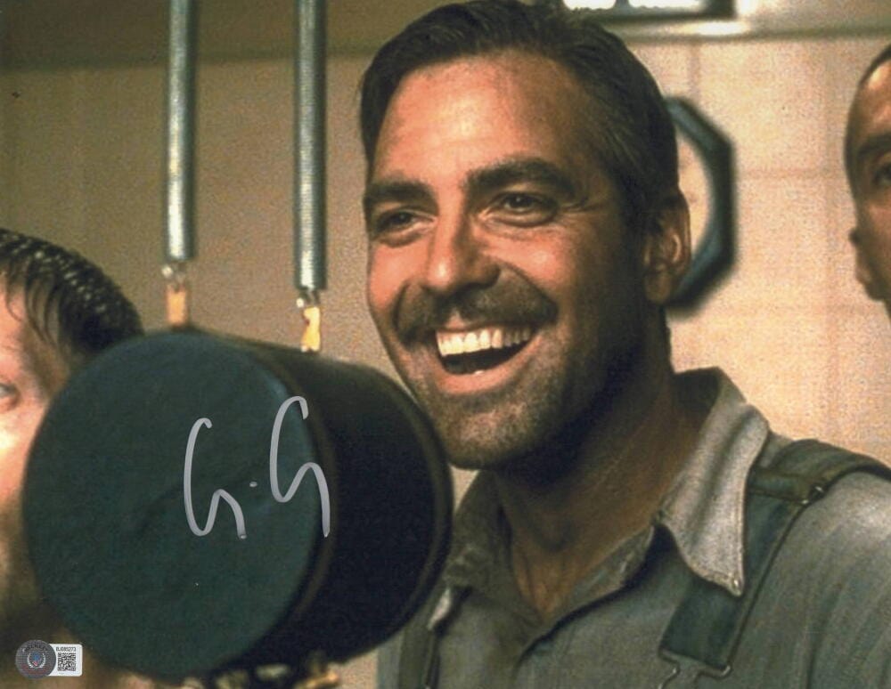George Clooney Signed 11x14 Photo from O Brother Beckett COA