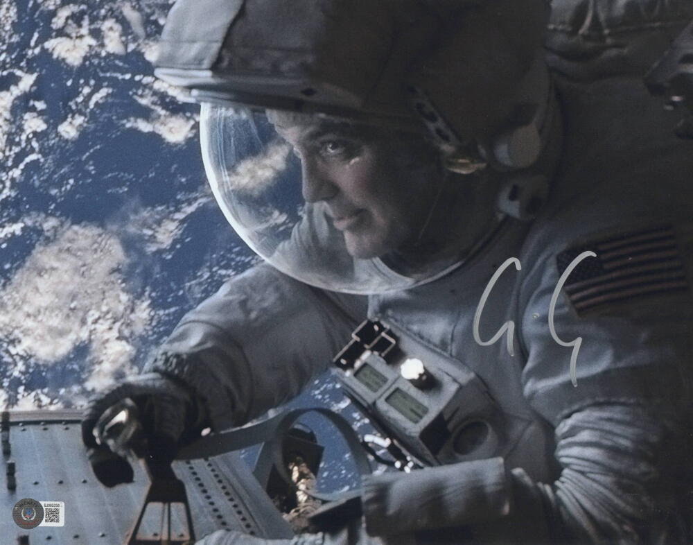 George Clooney Signed 11x14 Photo from Gravity Beckett COA - Item #2