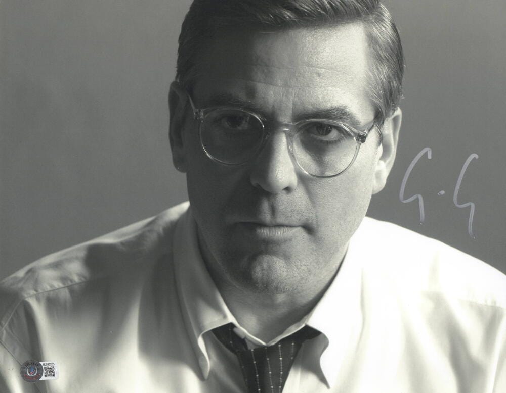 George Clooney Signed 11x14 Photo from Good Night and Good Luck Beckett COA