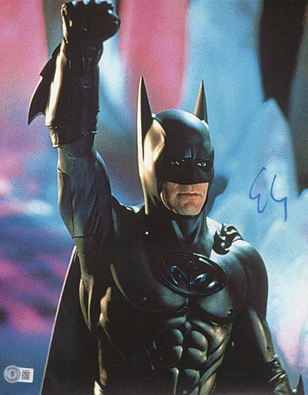 George Clooney Signed 11x14 Photo from Batman & Robin Beckett COA - Item #2