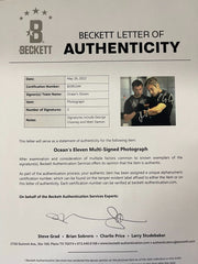 George Clooney Signed 11x14 Photo from Ocean's Eleven Beckett COA - Item #1 - Detail View