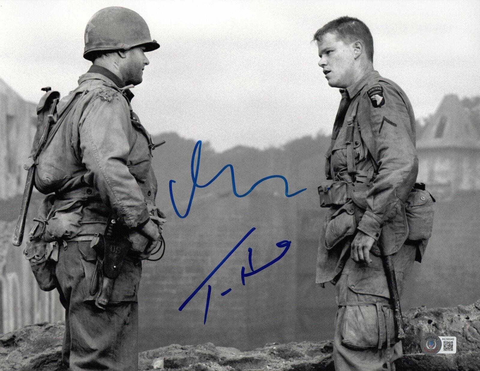 George Clooney Signed 11x14 Photo from Saving Private Ryan Beckett COA - Item #1