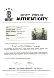 George Clooney Signed 11x14 Photo from Saving Private Ryan Beckett COA - Item #1 - Detail View