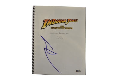 George Lucas Authentic Autographed Indiana Jones and the Temple of Doom Script - Prime Time Signatures - TV & Film