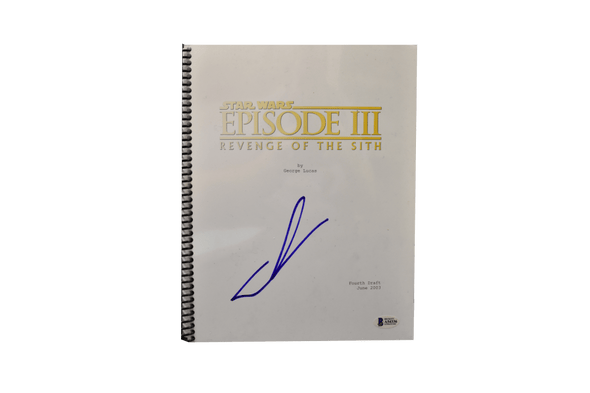 George Lucas Authentic Autographed Star Wars Episode 3 Script - Prime Time Signatures - TV & Film