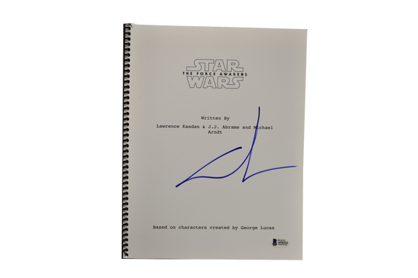 George Lucas Authentic Autographed Star Wars The Force Awakens Script - Prime Time Signatures - TV & Film