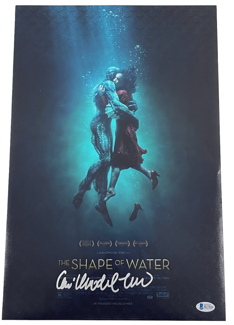 Guillermo Del Toro Signed 12x18 Photo from The Shape of Water Beckett COA