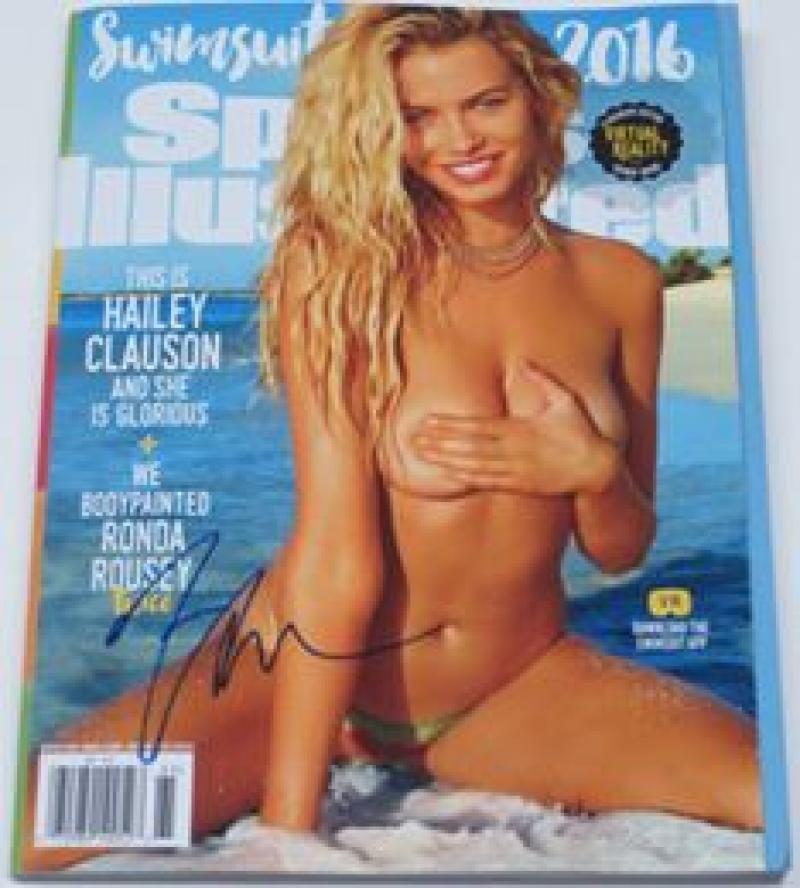 Hailey Clauson Authentic Autographed Sports Illustrated Swimsuit 2016 Magazine - Prime Time Signatures - Personality