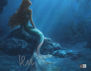 Halle Bailey Signed 11x14 Photo from The Little Mermaid Beckett COA - Item #3
