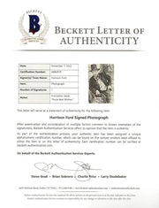 Harrison Ford Signed 8x10 Photo from Indiana Jones Beckett COA - Item #3 - Detail View