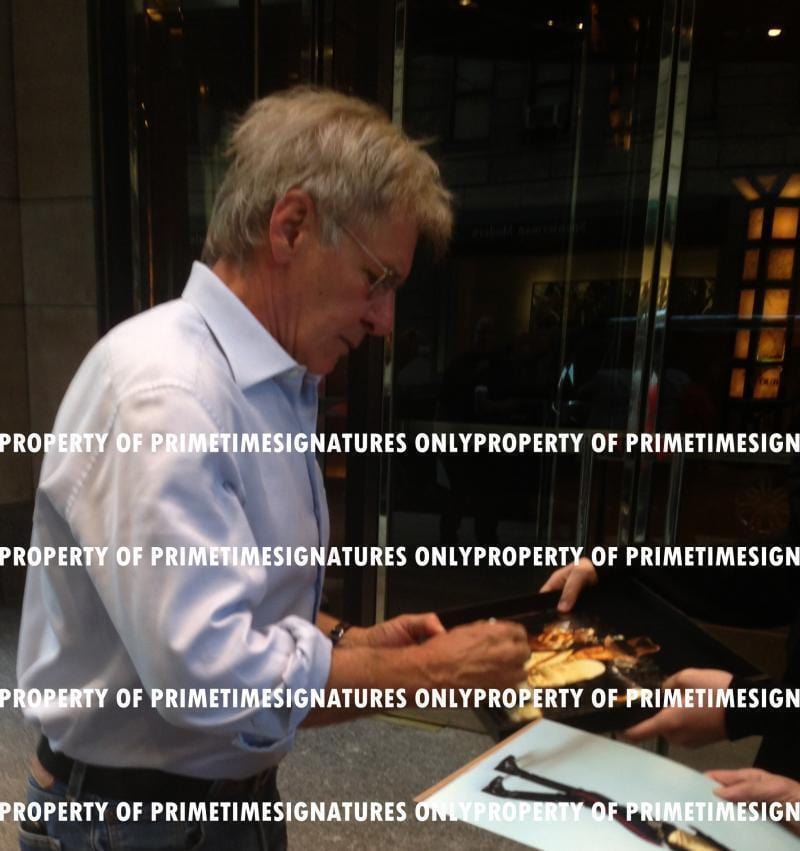 Harrison Ford Signed Guitar from Star Wars Beckett COA - Alternate Angle