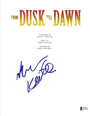 Harvey Keitel Signed Script from From Dusk Till Dawn Beckett COA