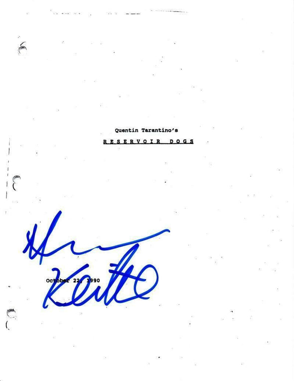 Harvey Keitel Authentic Autographed 'Reservoir Dogs' Script - Prime Time Signatures - TV & Film