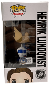 Henrik Lundqvist Signed NHL Funko Beckett COA - Detail View