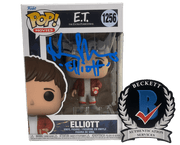 Henry Thomas Authentic Autographed Elliott & E.T. 1256 Funko Pop Figure #2