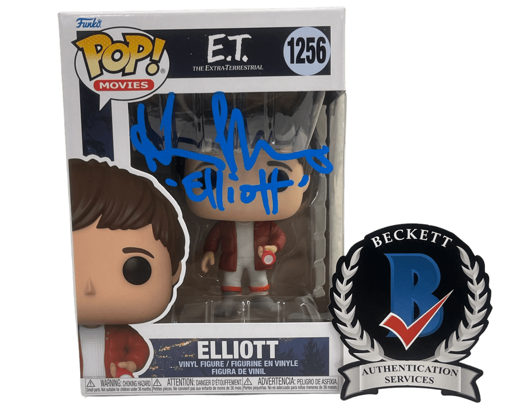 Henry Thomas Authentic Autographed Elliott & E.T. 1256 Funko Pop Figure #2