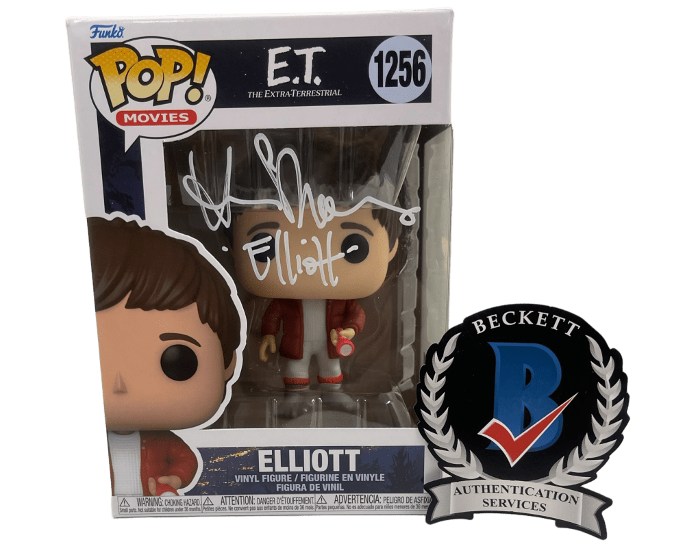Henry Thomas Authentic Autographed Elliott & E.T. 1256 Funko Pop Figure