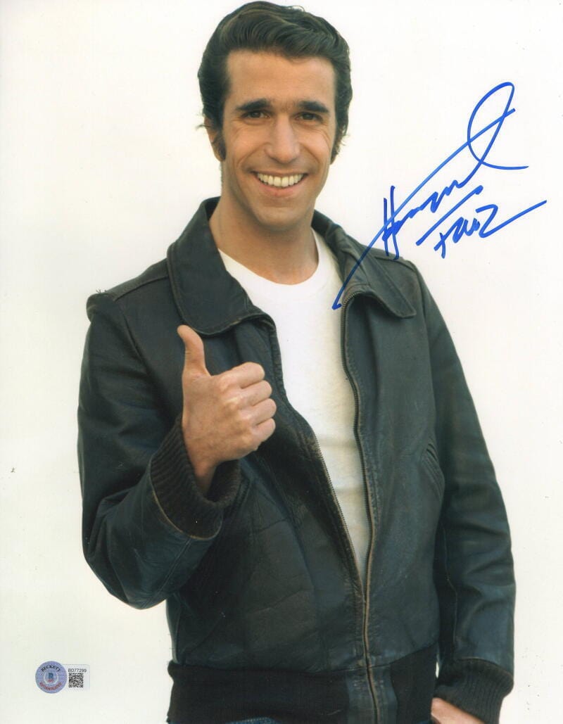 Henry Winkler Signed 11x14 Photo from Happy Days Beckett COA - Item #7