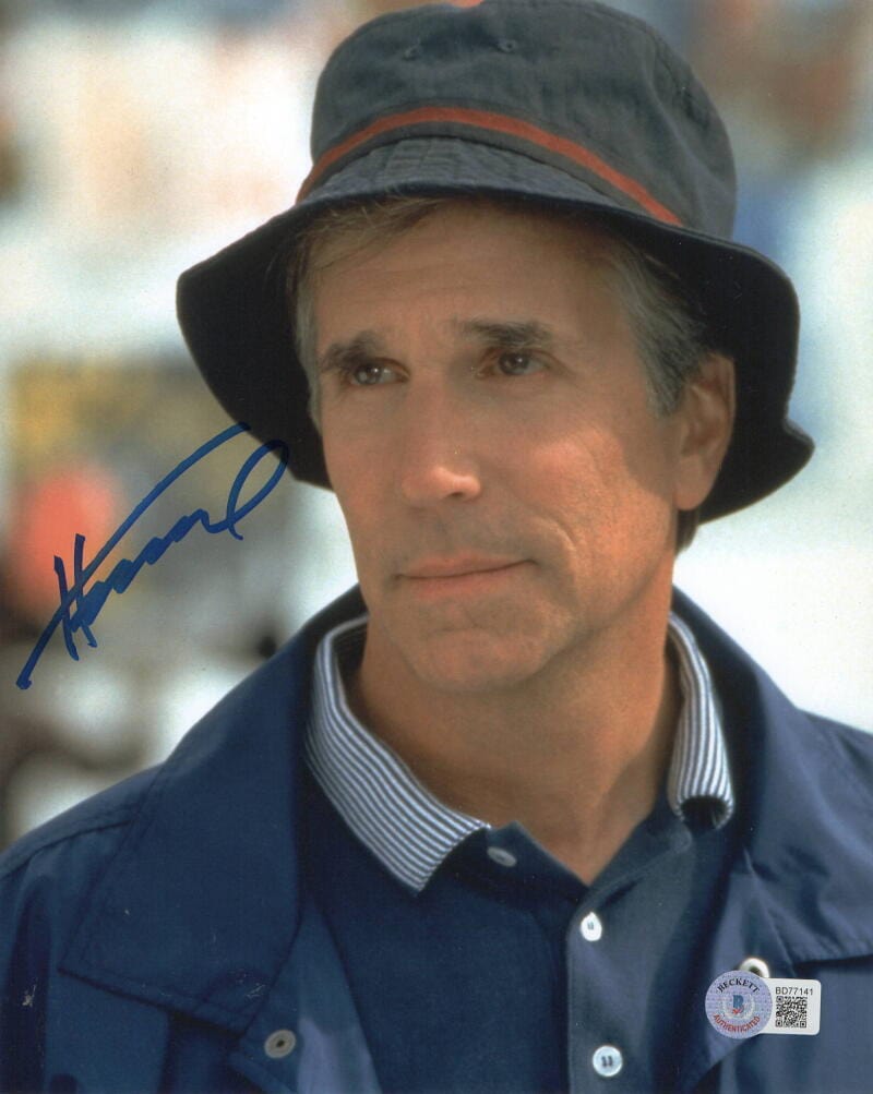 Henry Winkler Signed 8x10 Photo from The Waterboy Beckett COA - Item #4