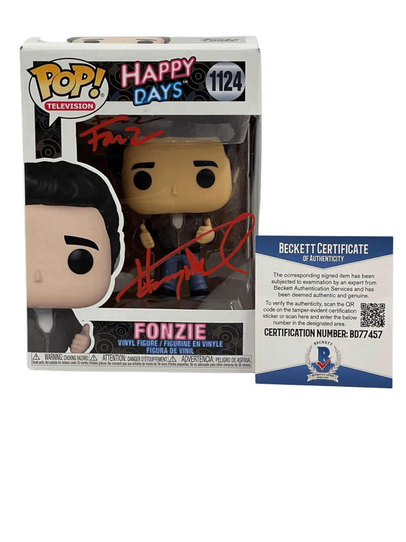 Henry Winkler Authentic Autographed Happy Days 1124 Fonzie Funko Pop Figure #3