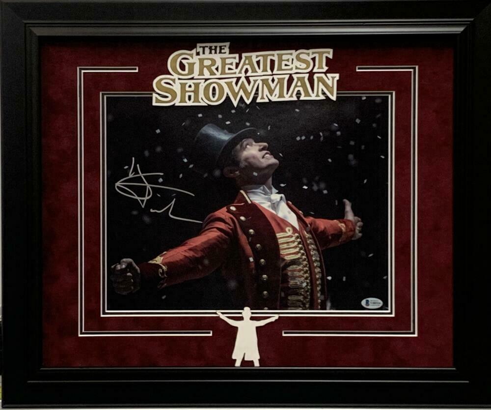 Hugh Jackman Signed 11x14 Photo from The Greatest Showman Beckett COA - Item #8