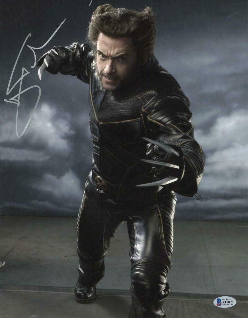 Hugh Jackman Signed 11x14 Photo from X-Men Beckett COA - Item #18