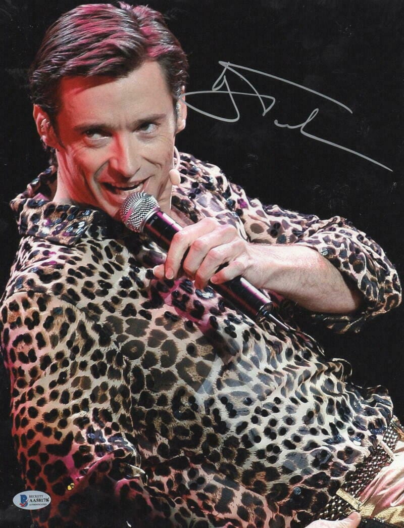 Hugh Jackman Signed 11x14 Photo from The Boy From Oz Beckett COA