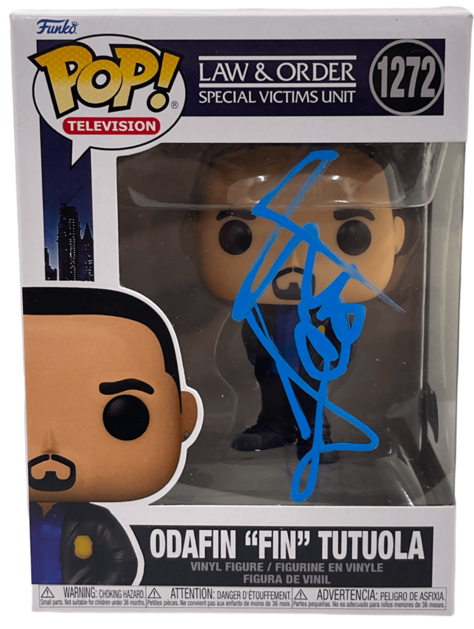 Ice-T Authentic Autographed Oadfin 'Fin' Tutuola Law & Order: SVU 1272 Funko Pop Figure
