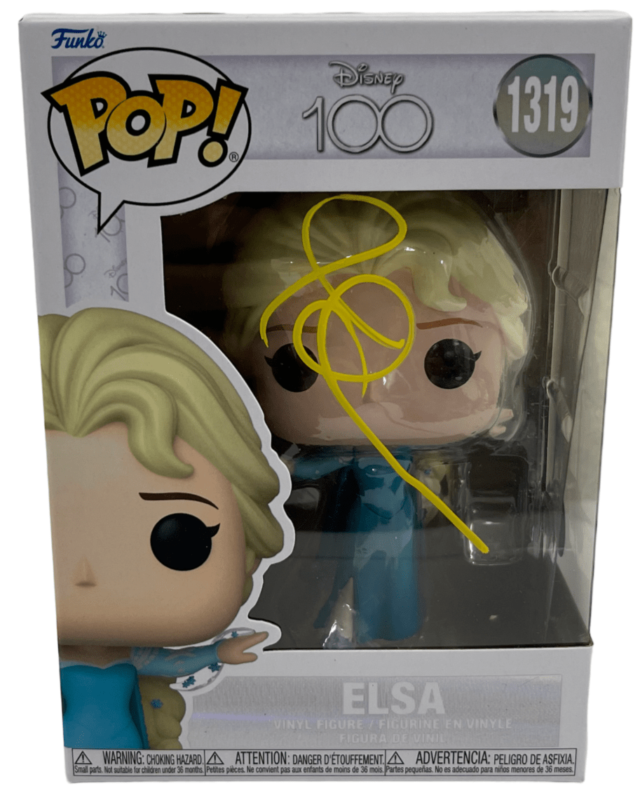 Idina Menzel Authentic Autographed Disney 100 1319 Funko Pop Figure