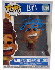 Jack Dylan Grazer Authentic Autographed Alberto Scorfano (Land) Luca 1054 Funko Pop Figure