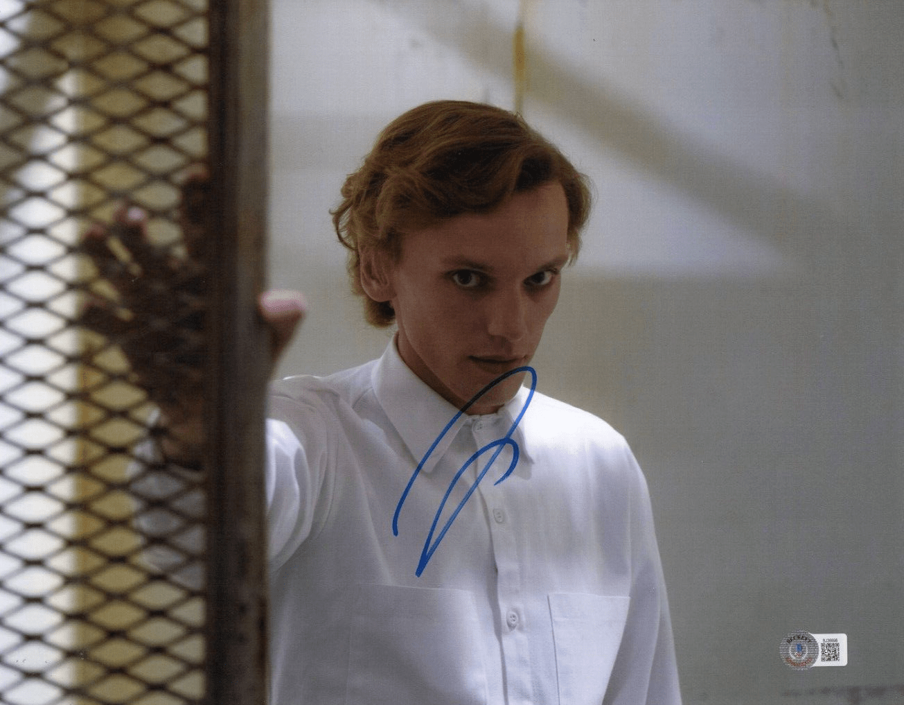Jaimie Campbell Bower Signed 11x14 Photo from Stranger Things Beckett COA - Item #1
