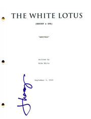 Jake Lacy Signed Script from The White Lotus Beckett COA