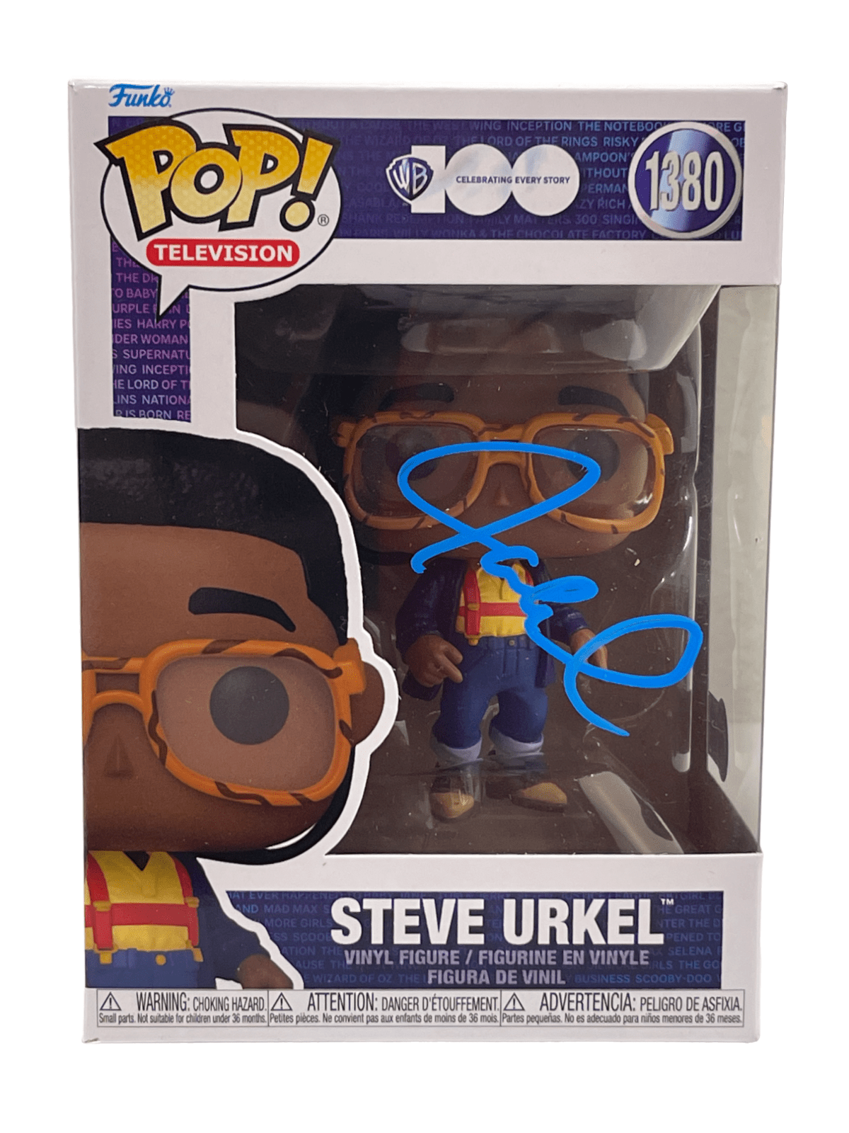Jaleel White Authentic Autographed Steve Urkel WB 100 1380 Funko Pop Figure
