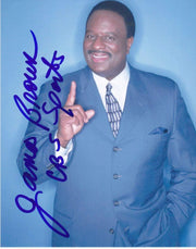 James Brown Authentic Autographed 8x10 Photo - Prime Time Signatures - Sports
