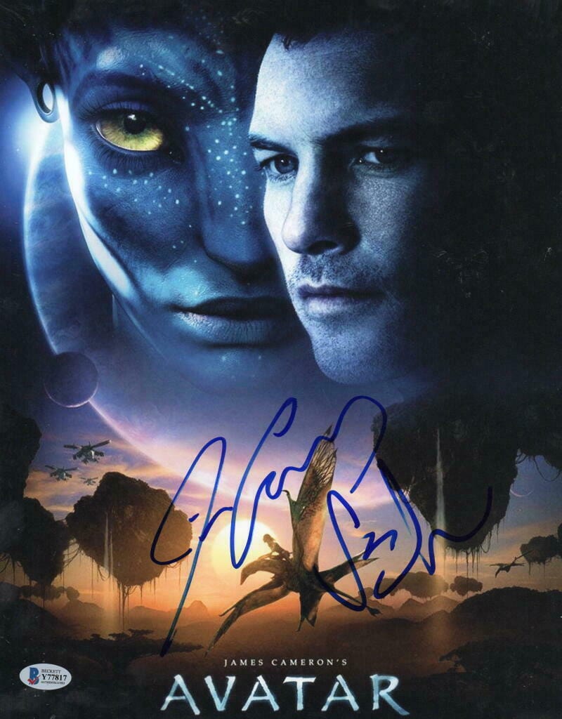 James Cameron & Sam Worthington Authentic Autographed 11x14 Photo