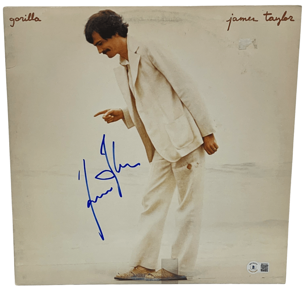 James Taylor Signed Vinyl Record Beckett COA - Item #2