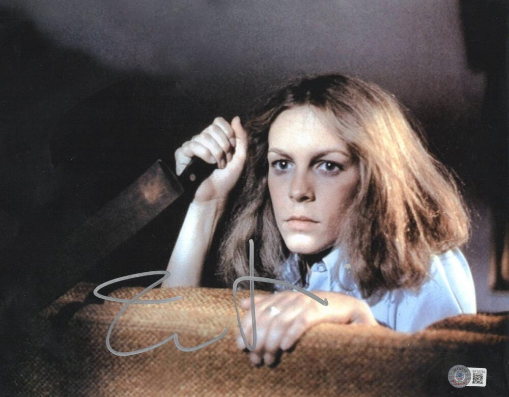 Jamie Lee Curtis Signed 11x14 Photo from Halloween Beckett COA - Item #9