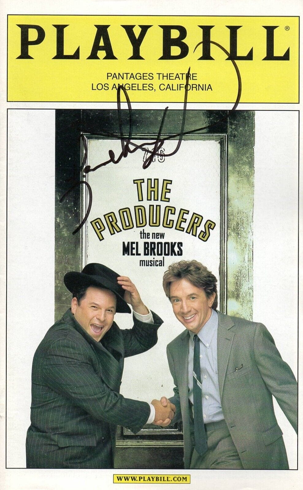 Jason Alexander Signed Playbill Certified Authentic