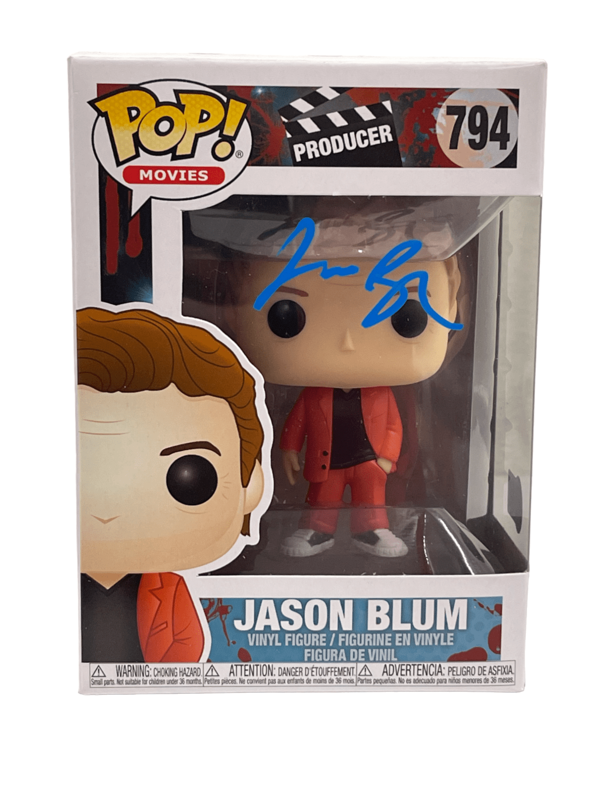 Jason Blum Authentic Autographed Jason Blum 794 Funko Pop Figure