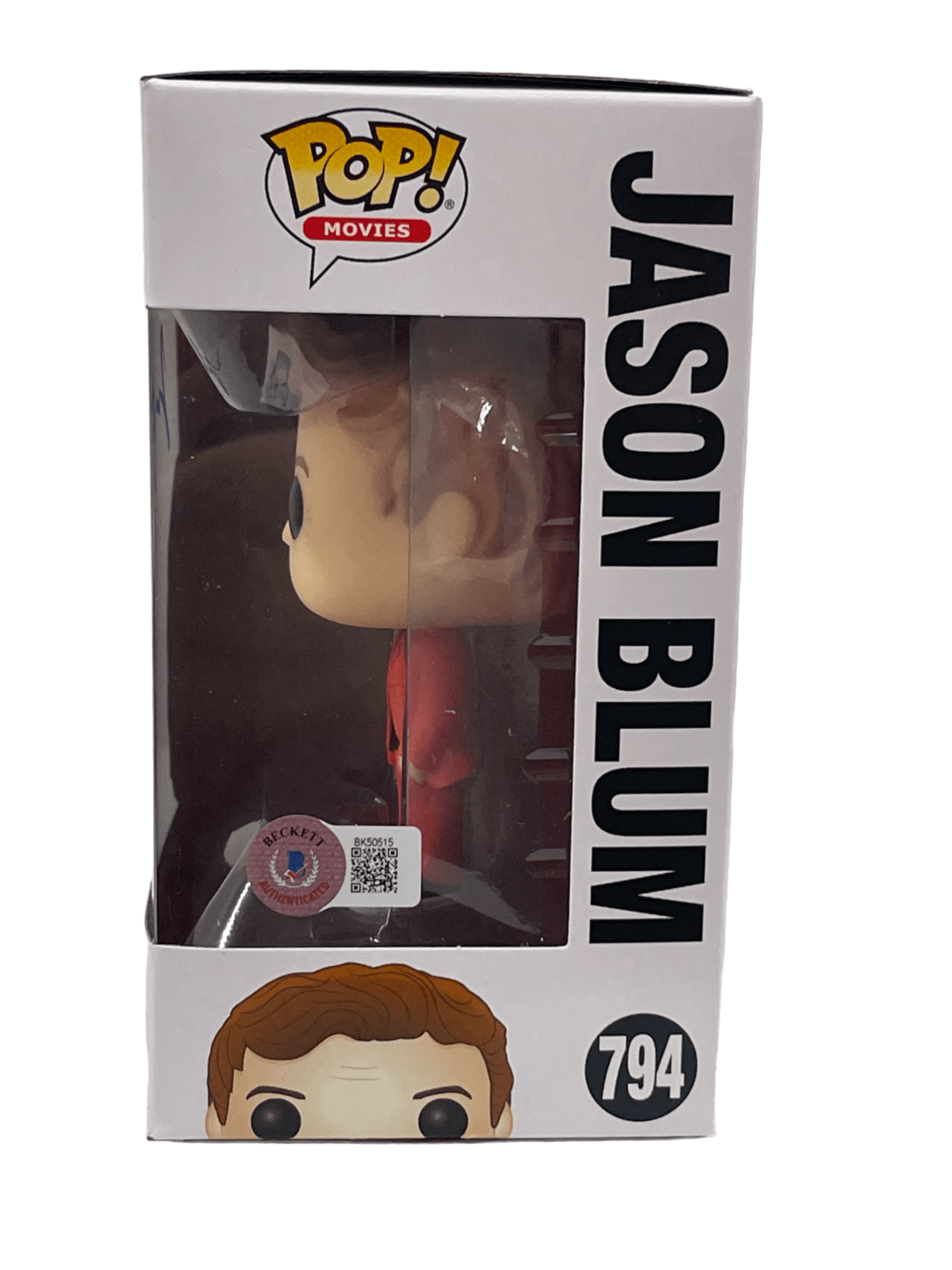 Jason Blum Signed Funko Beckett COA - Detail View
