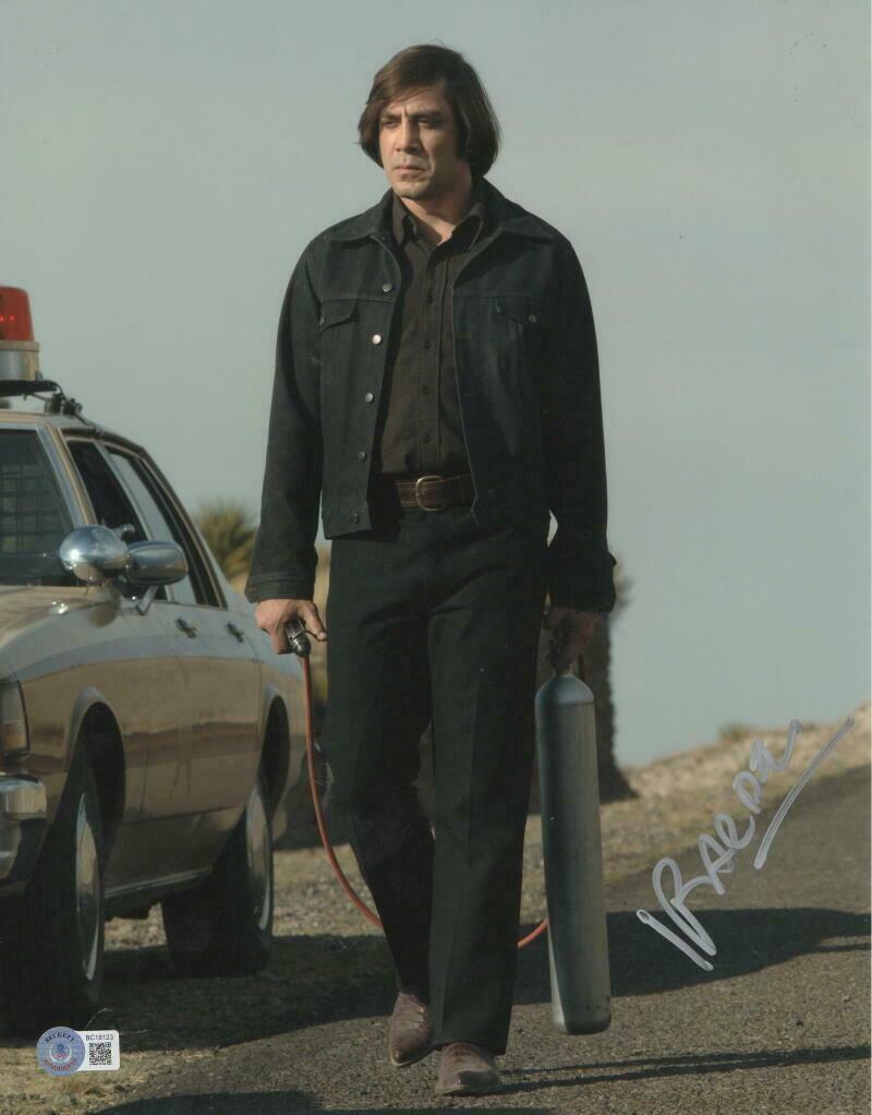 Javier Bardem Signed 11x14 Photo from No Country For Old Men Beckett COA - Item #3