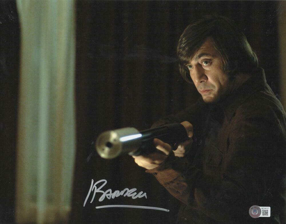 Javier Bardem Signed 11x14 Photo from No Country For Old Men Beckett COA - Item #1