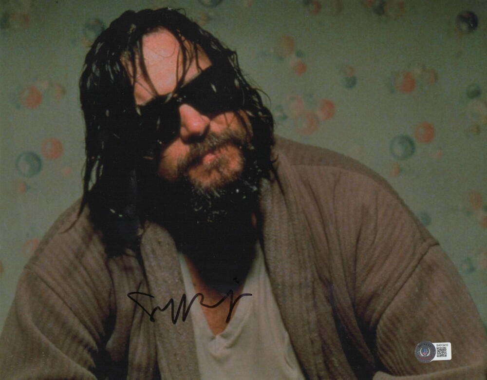 Jeff Bridges Signed 11x14 Photo from The Big Lebowski Beckett COA - Item #11