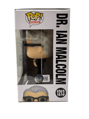 Jeff Goldblum Signed Funko from Jurassic World Beckett COA - Detail View