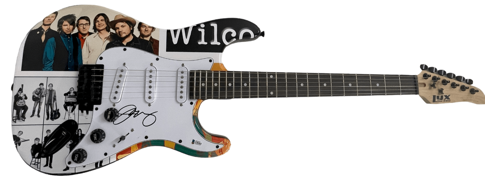Jeff Tweedy of Wilco Signed Guitar Beckett COA - Detail View